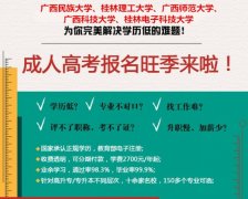 心理学专业:2017广西成人高考函授:国家承认学历
