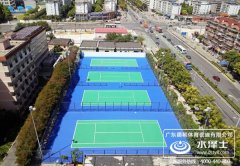 为什么选择丙烯酸球场材料铺设网球场？